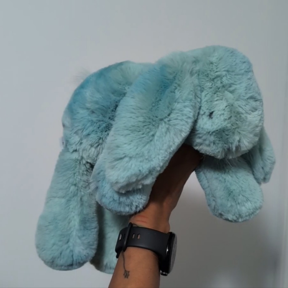 SOLD - Jellycat Custom Medium Smudge Bunny